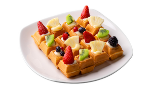 Fruit Waffle Bites